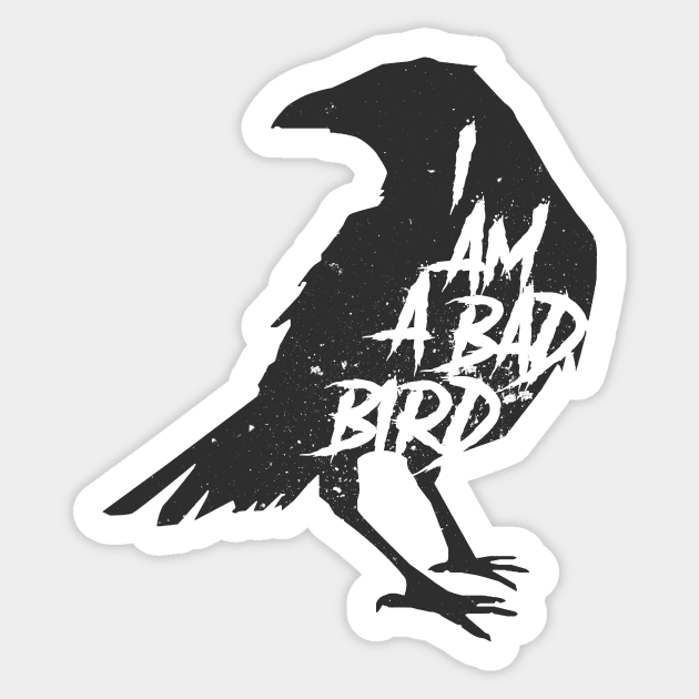 BAD BIRD Sticker by azified